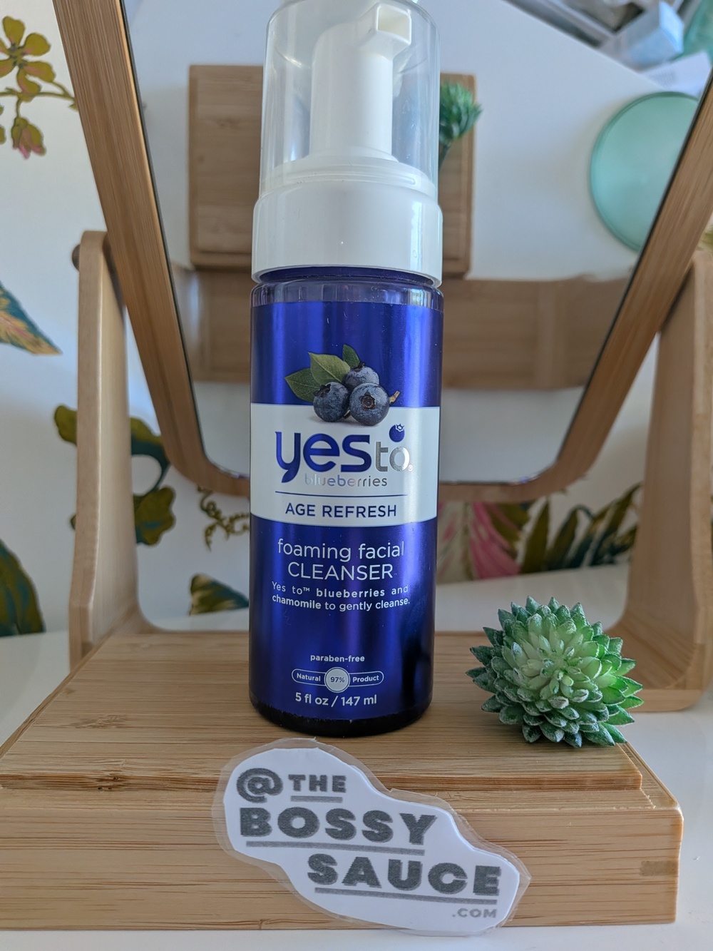 Yes To Blueberries Age Refresh Foaming Facial Cleanser NWT 5 OZ